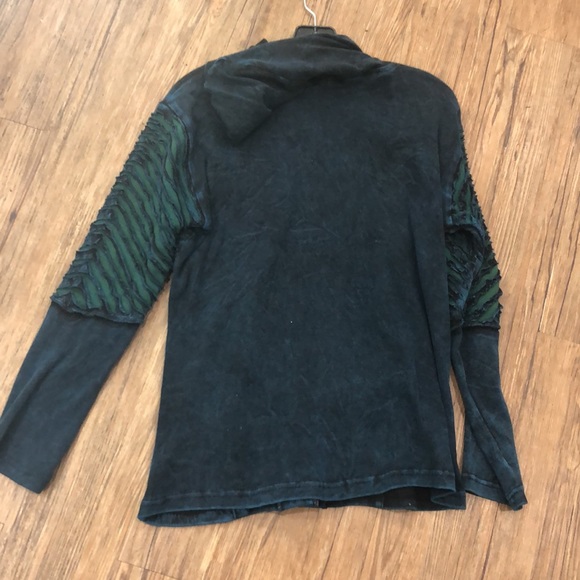 Karma circle U.S.A. hippie boho hobo sweatshirt - Picture 4 of 4